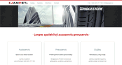 Desktop Screenshot of janpet.cz