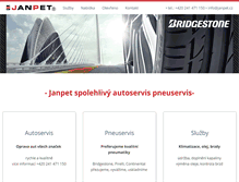 Tablet Screenshot of janpet.cz